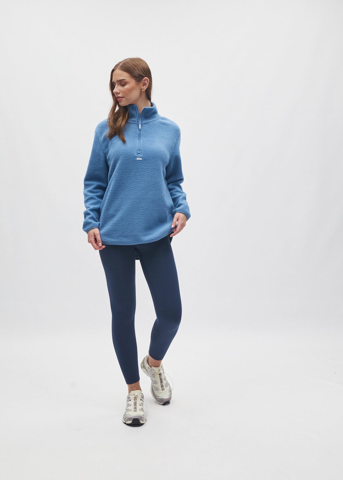 Luna Half Zip Pitch Blue
