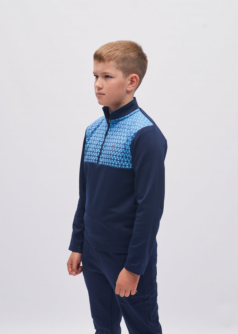 Mahon Half Zip Navy/Blue