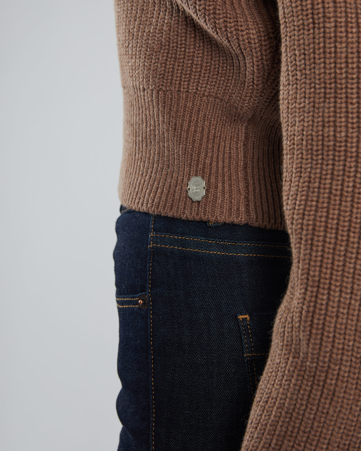 Marcelle Knit Mink Brown Melange