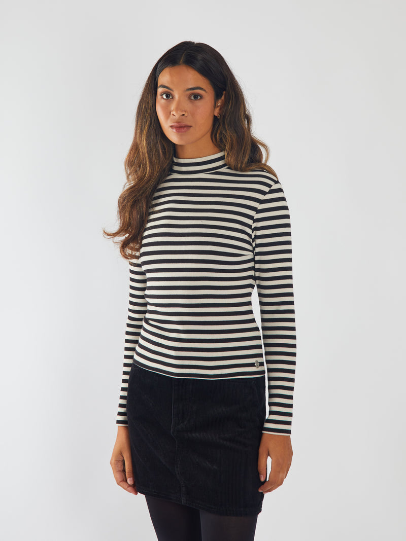 Marni LS Top Black & Stone White