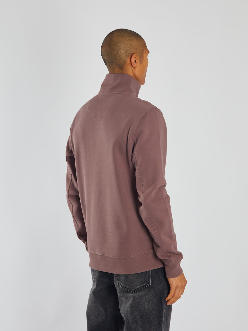 Max Half Zip Faded Plum