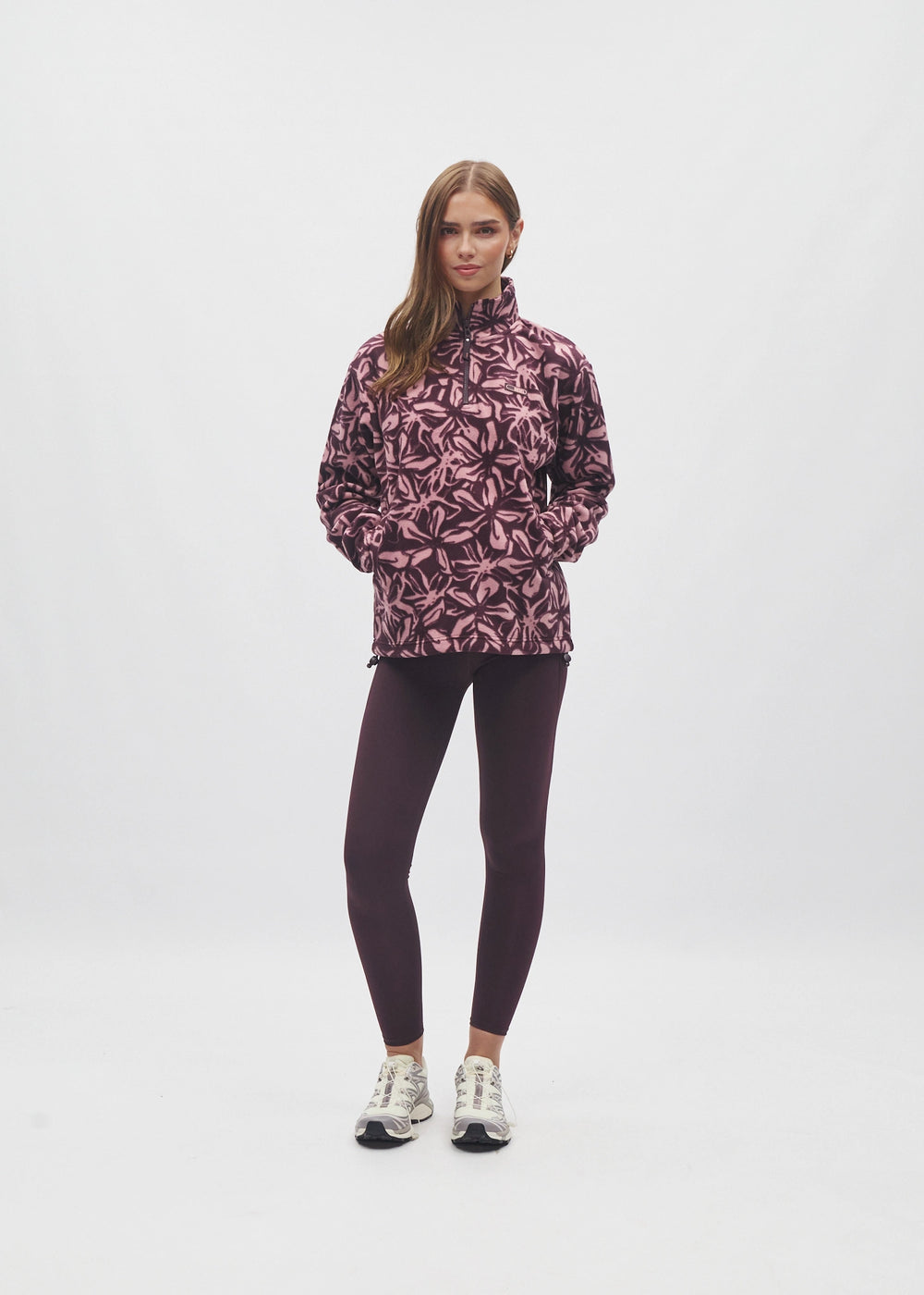 Nerine Half Zip Berry Plum