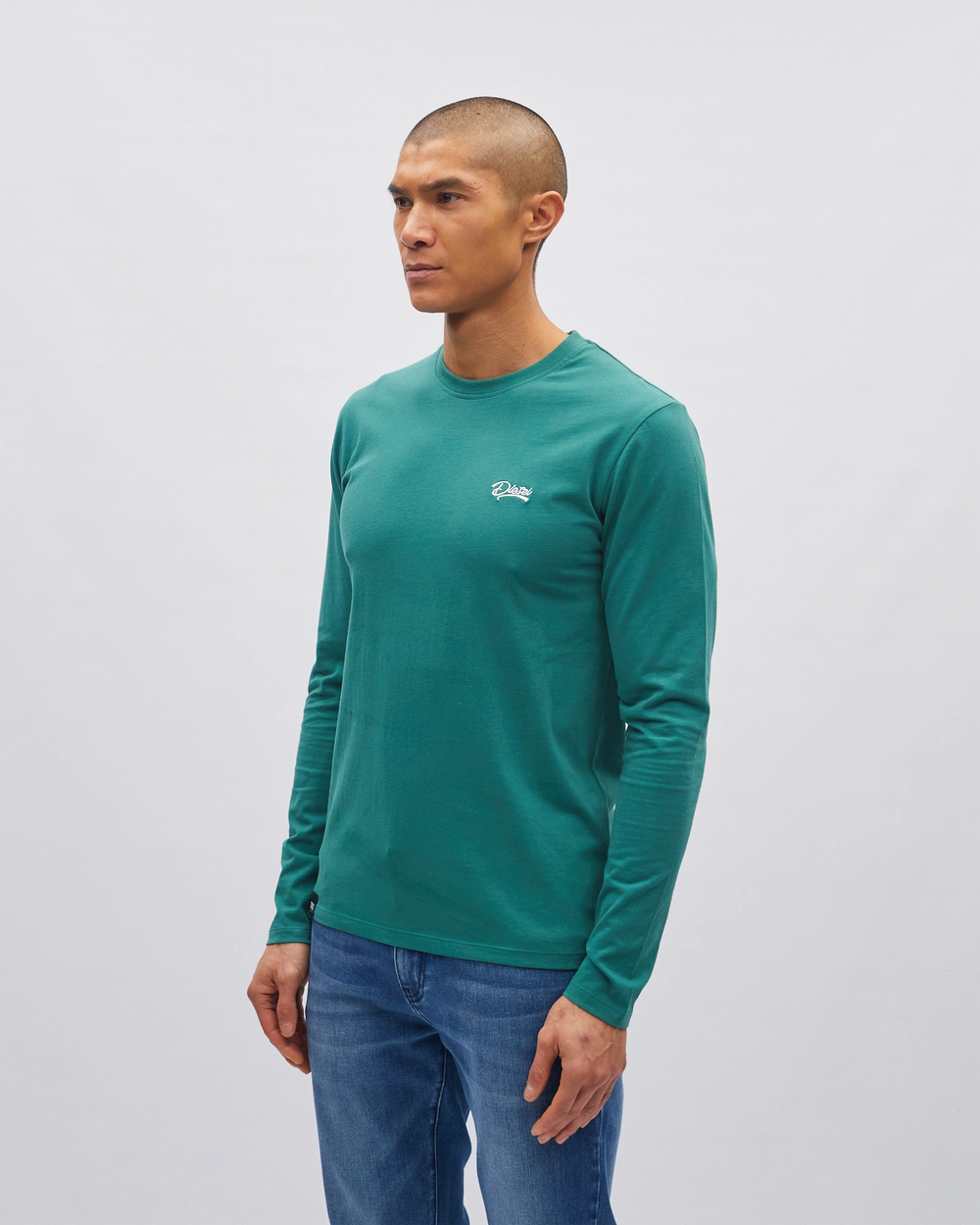 Basic Nilo Ls Tee Woodland Green