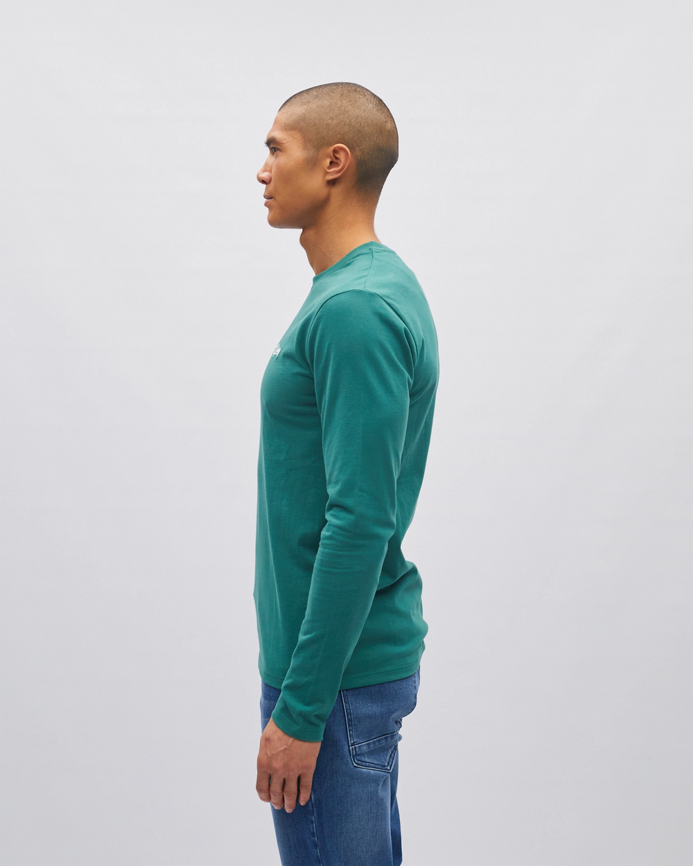 Basic Nilo Ls Tee Woodland Green