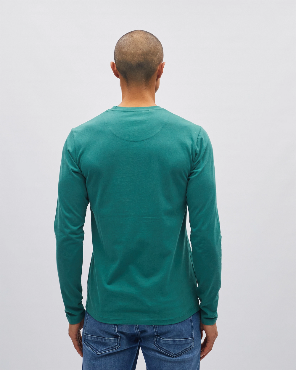 Basic Nilo Ls Tee Woodland Green