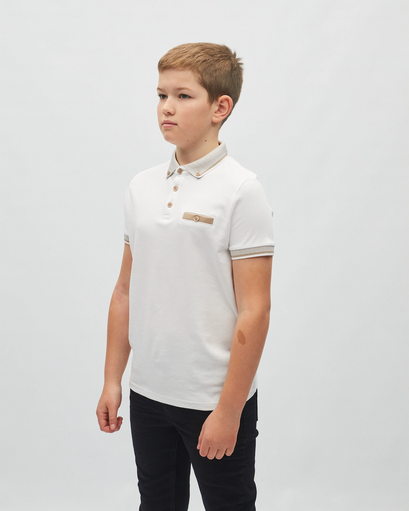 Nixon Polo White