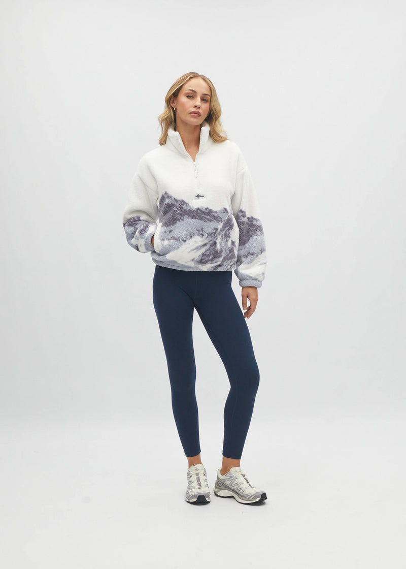 Nordic Half Zip Multi Blue