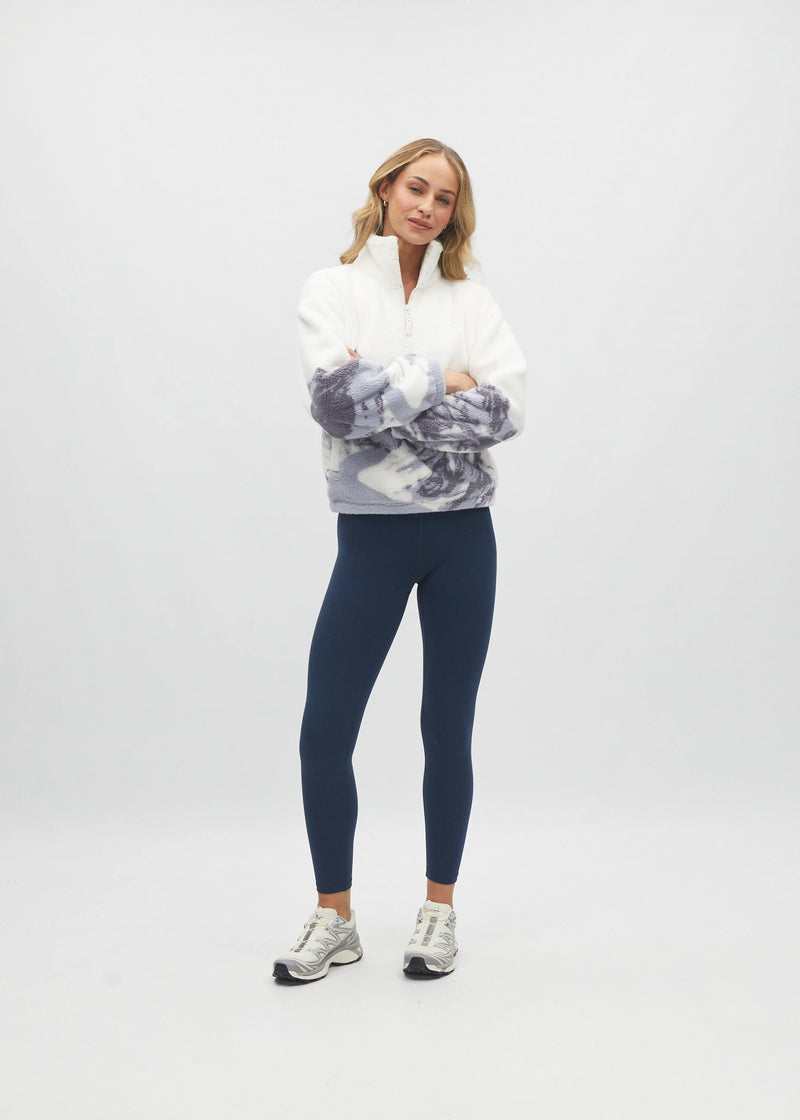 Nordic Half Zip Multi Blue