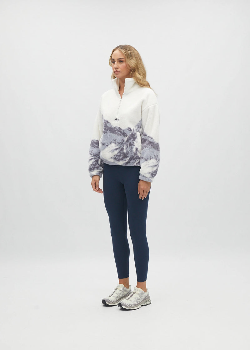 Nordic Half Zip Multi Blue