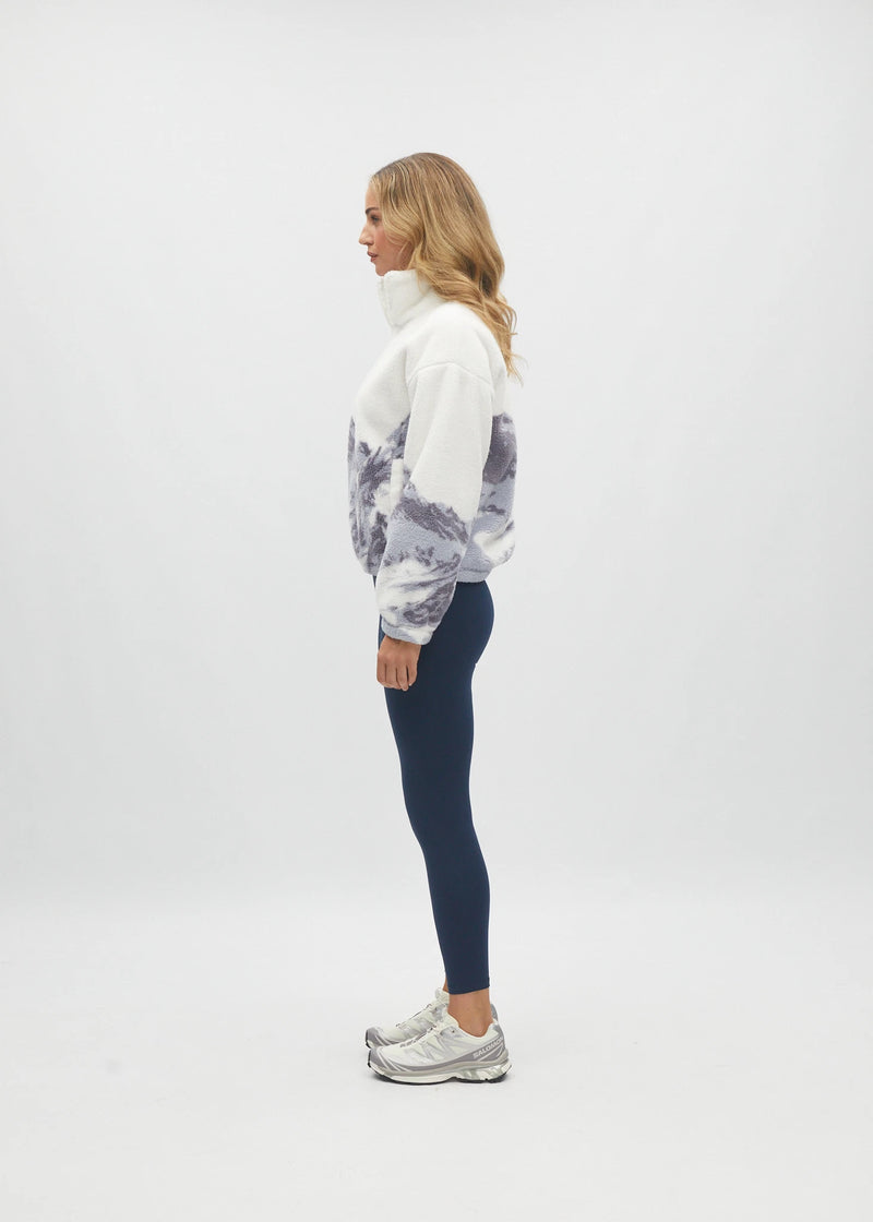 Nordic Half Zip Multi Blue