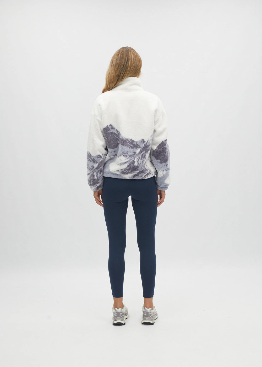 Nordic Half Zip Multi Blue