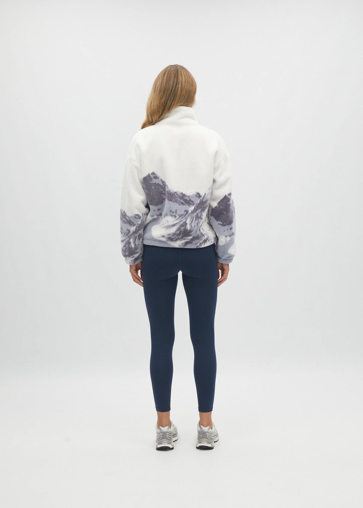 Nordic Half Zip Multi Blue