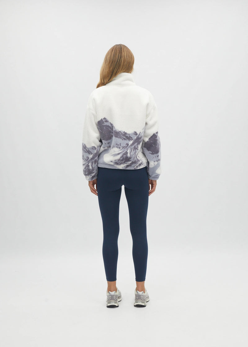 Nordic Half Zip Multi Blue