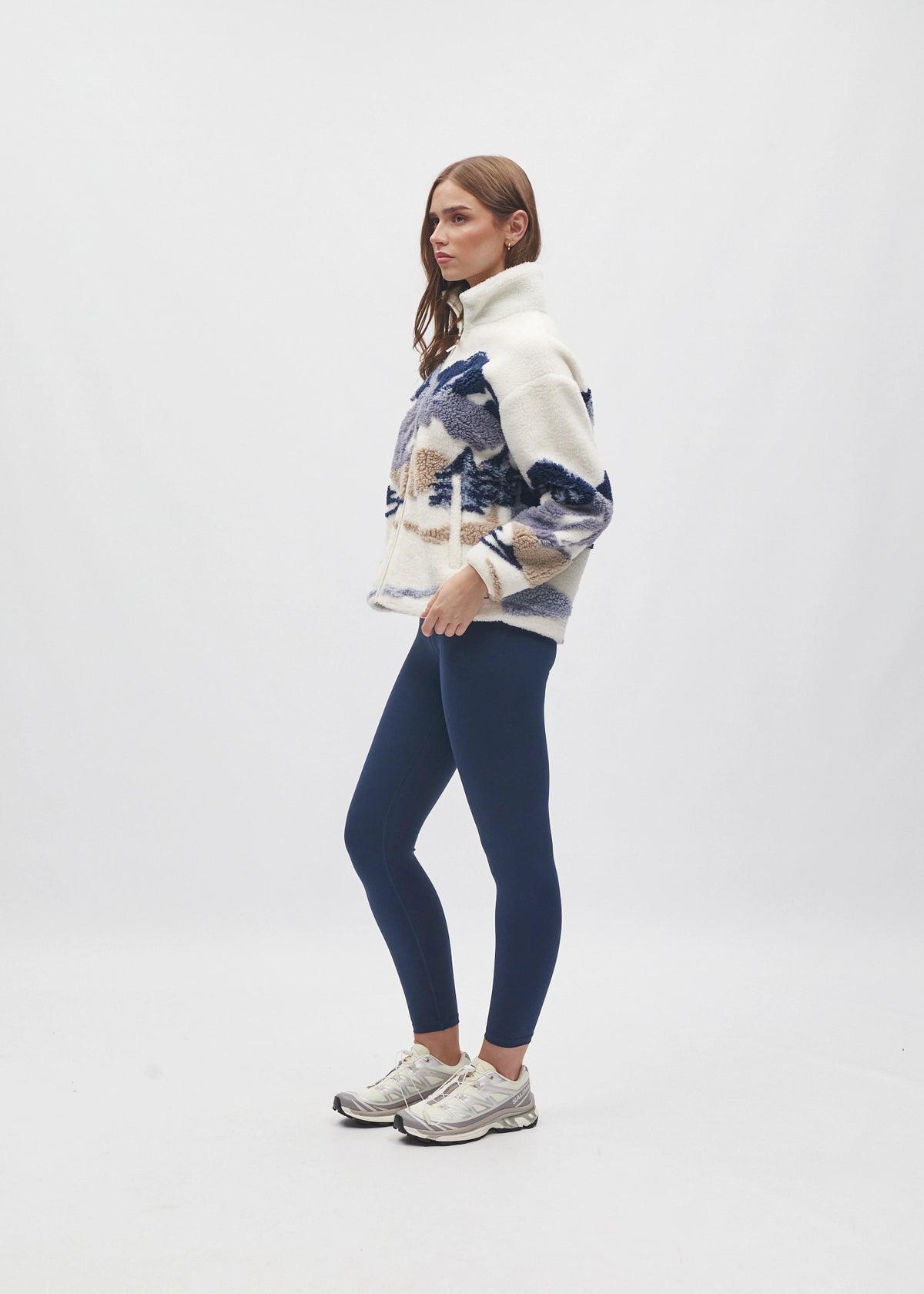 Novita Full Zip Multi Blue