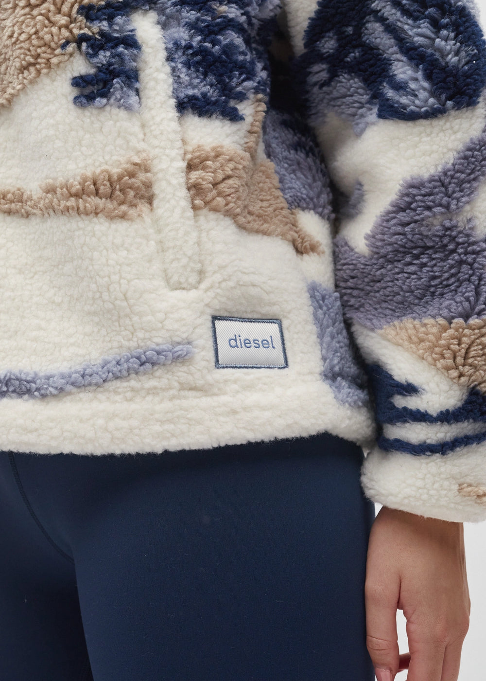 Novita Full Zip Multi Blue