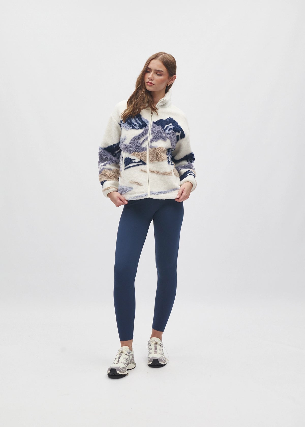 Novita Full Zip Multi Blue