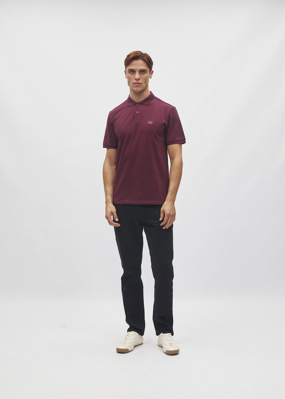 Jayden Polo Deep Burgundy
