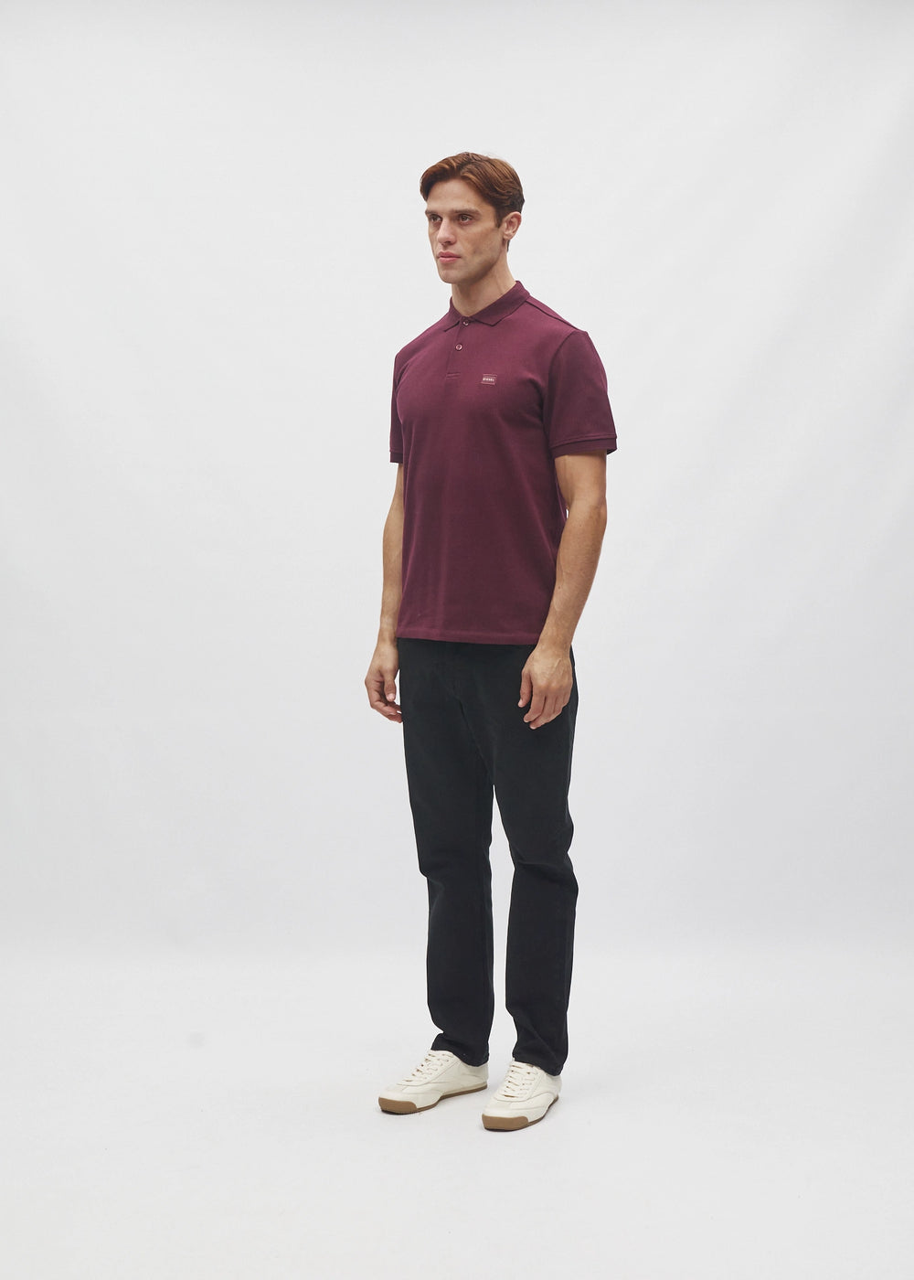 Jayden Polo Deep Burgundy