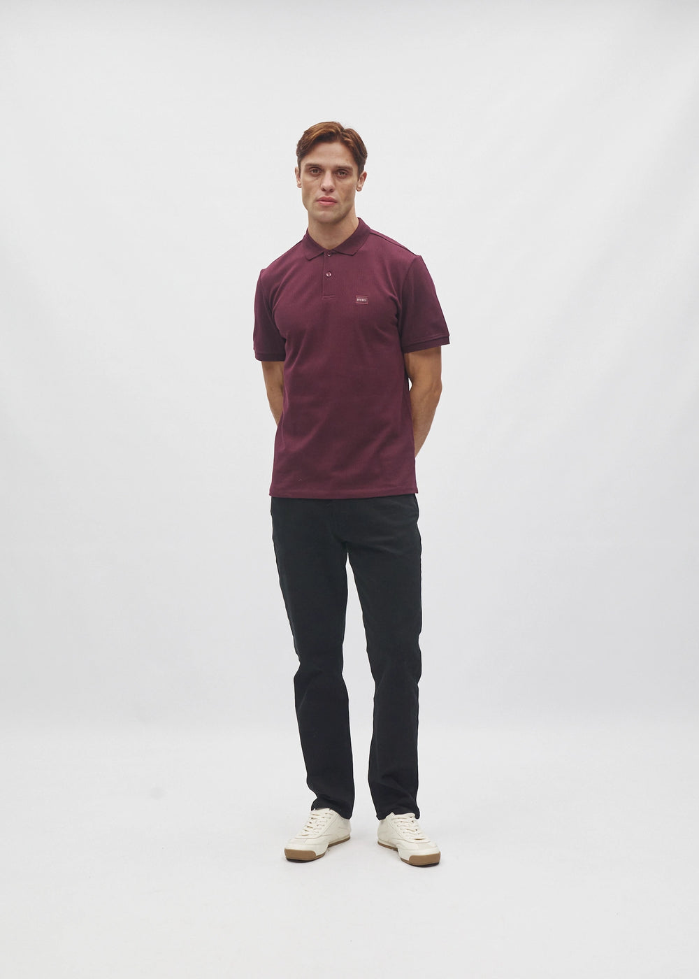 Jayden Polo Deep Burgundy
