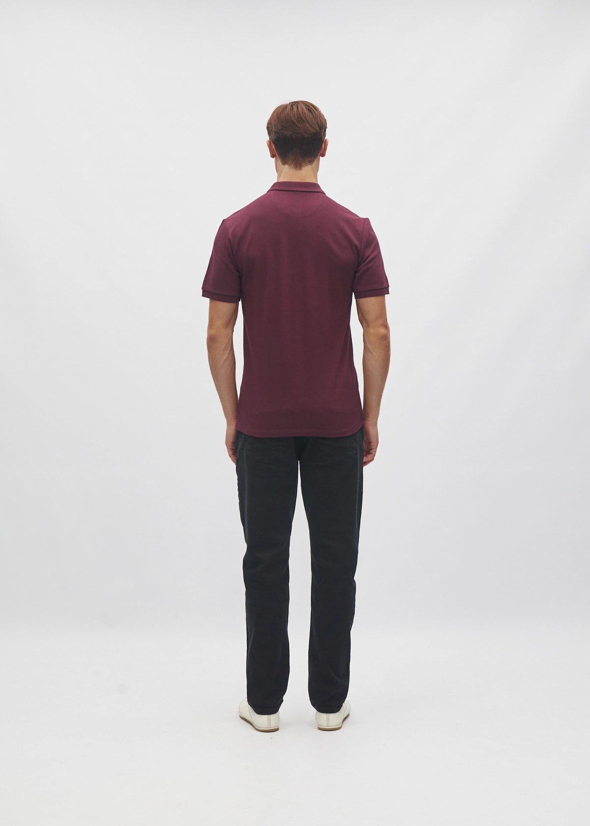 Jayden Polo Deep Burgundy