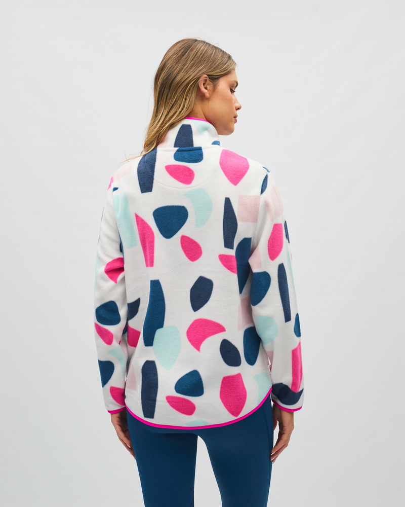 Poppy Half Zip Multi Colour