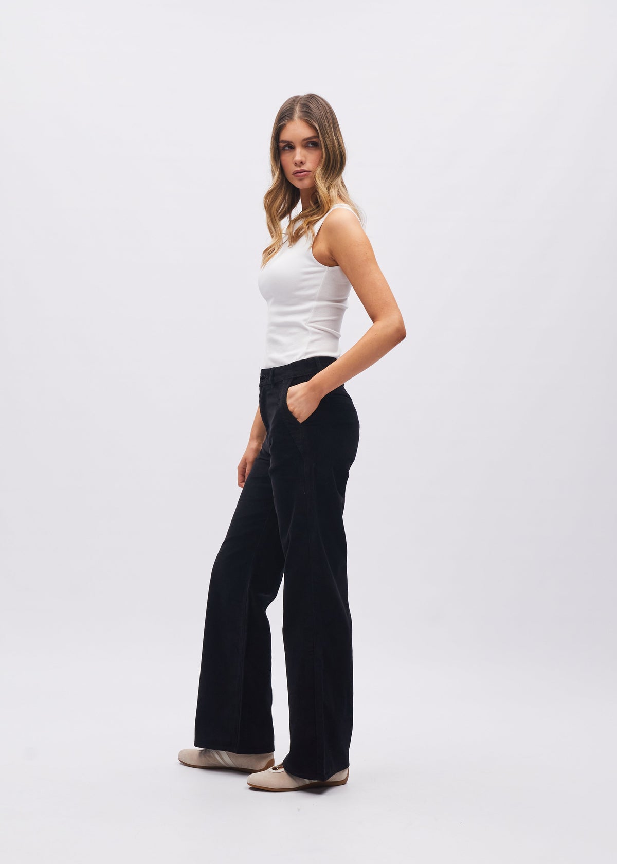 Paris Wide Black Cord