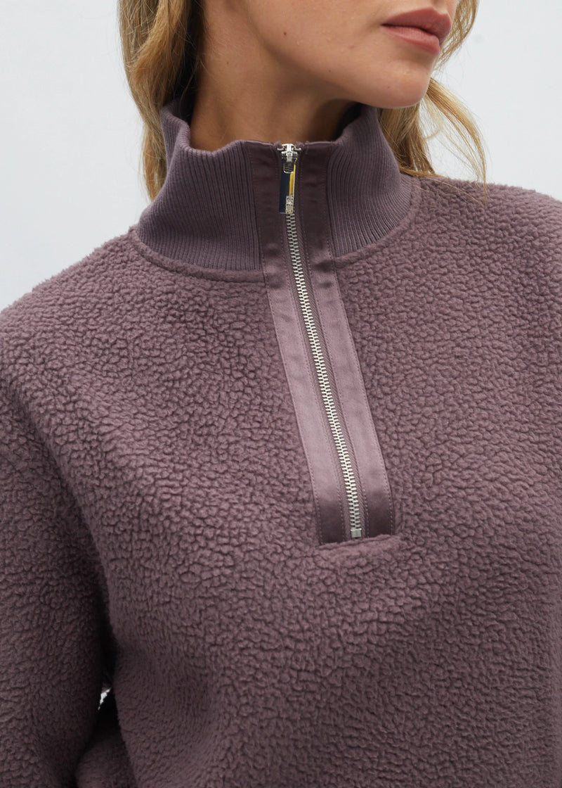 Rinae Half Zip Dusty Mauve