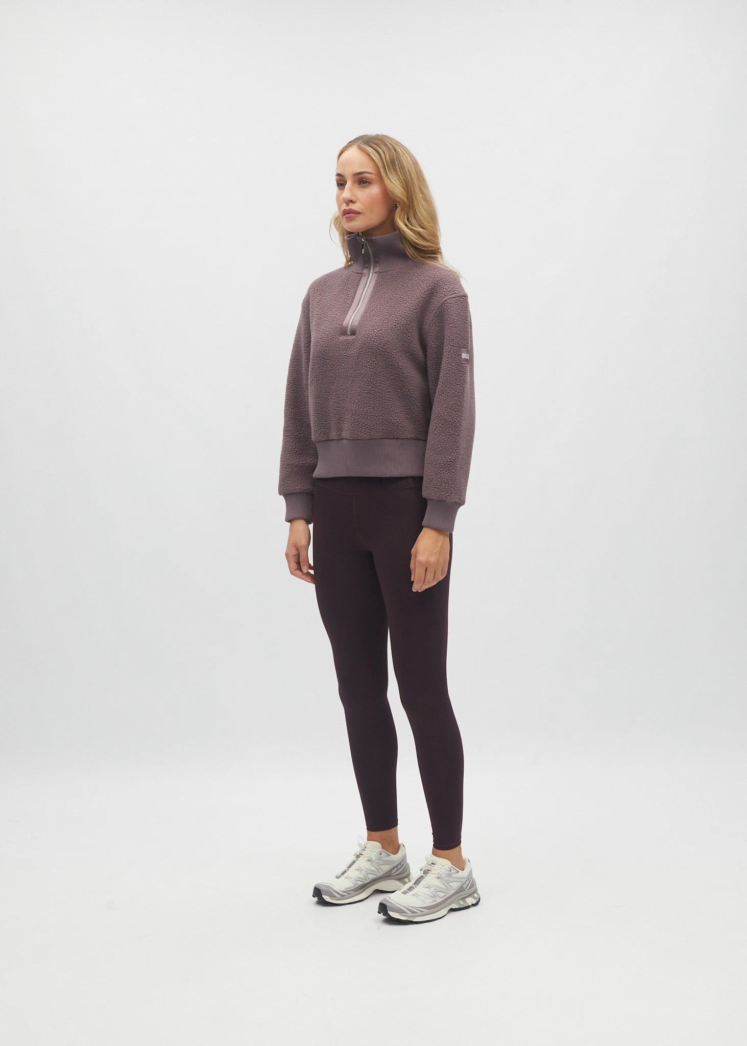 Rinae Half Zip Dusty Mauve