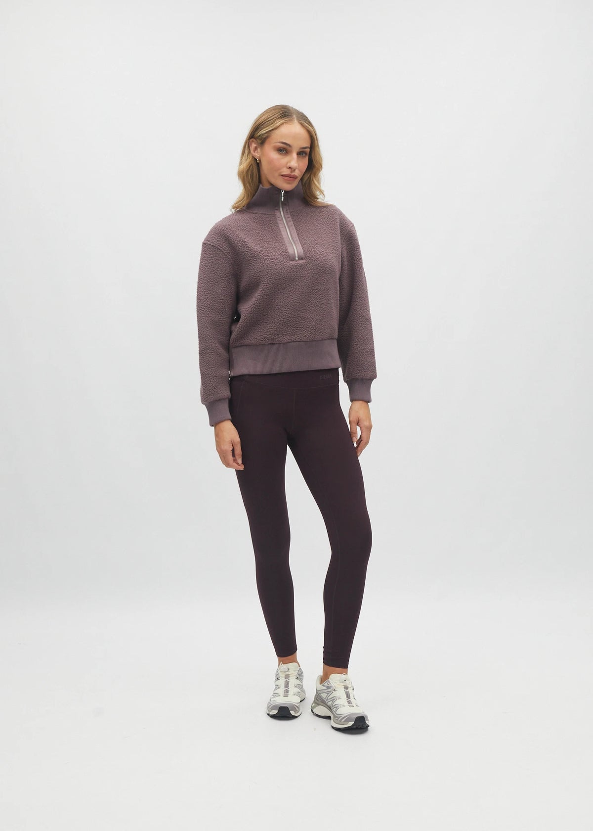 Rinae Half Zip Dusty Mauve