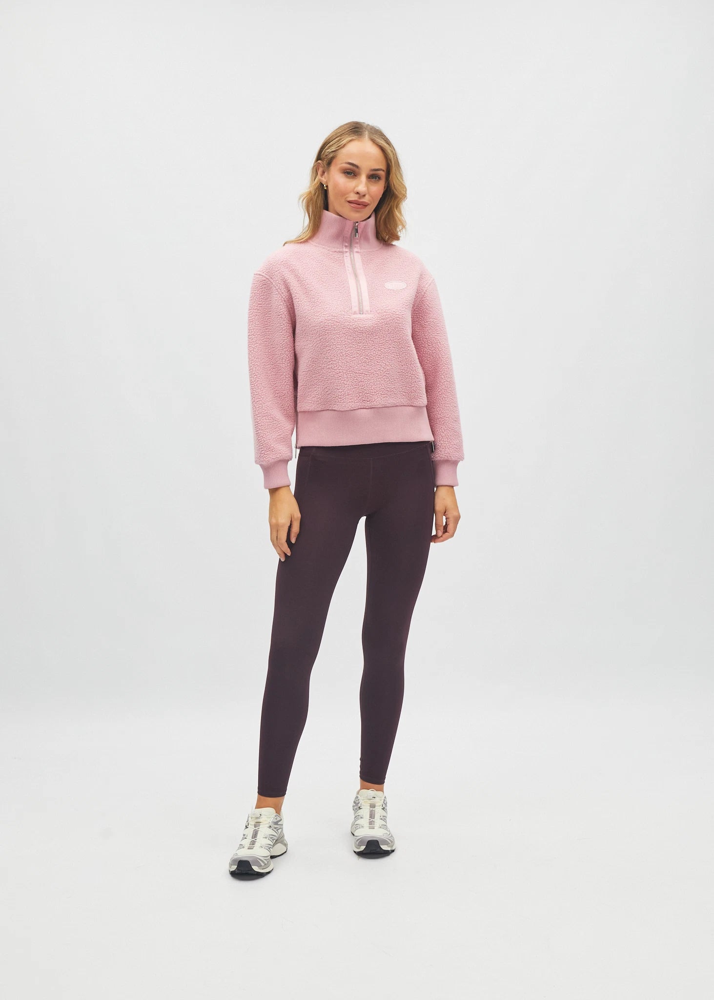 Rinae Half Zip Winter Pink