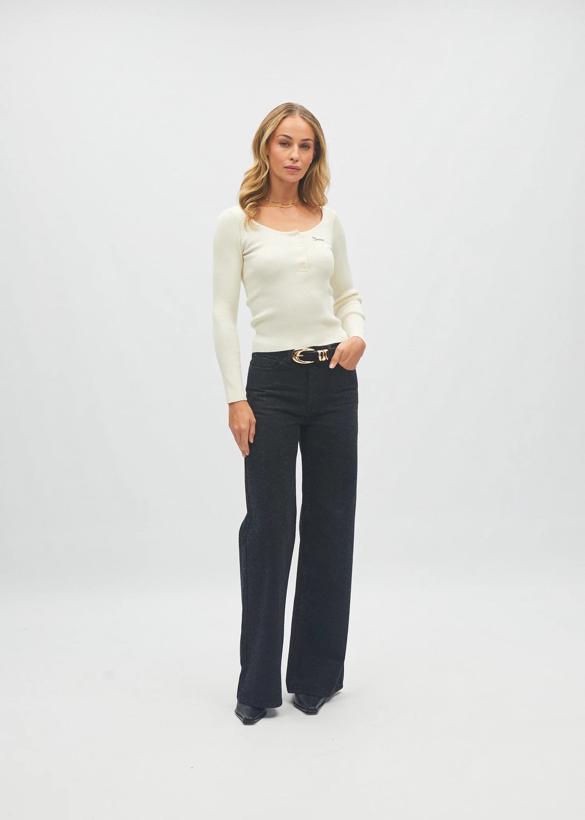 Rita L/S Henly Snow Cream