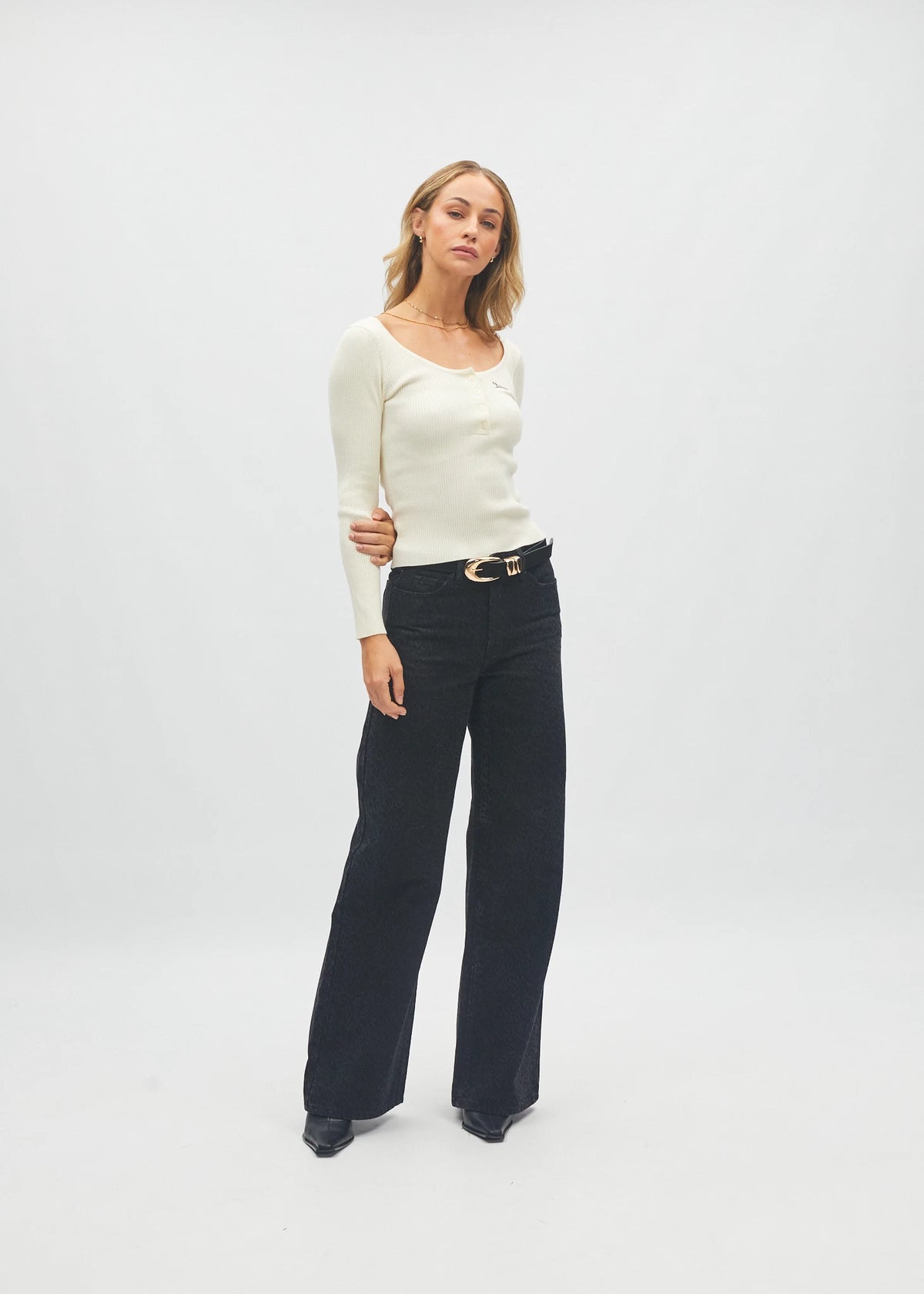 Rita L/S Henly Snow Cream