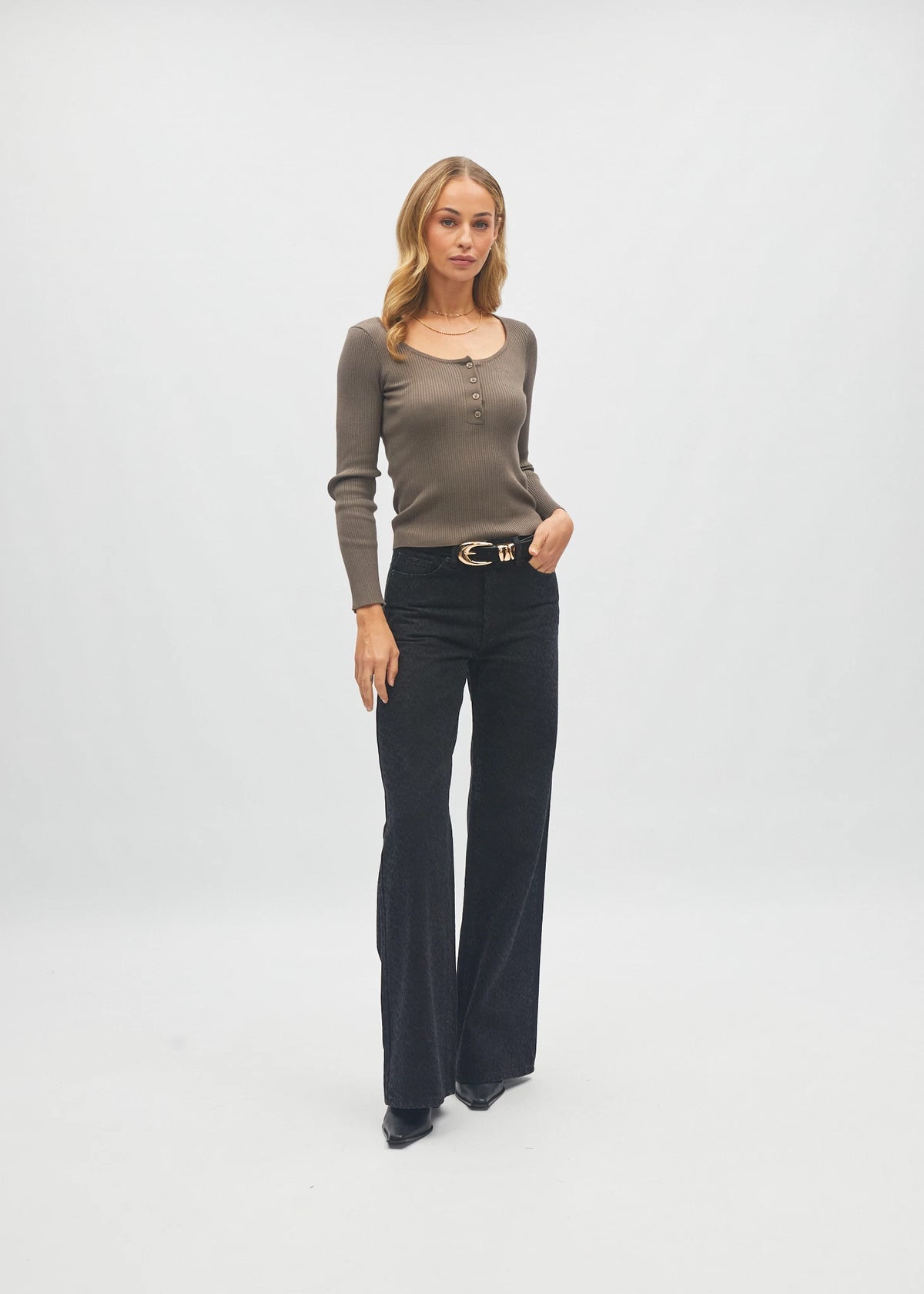 Rita L/S Henly Sandy Cocoa