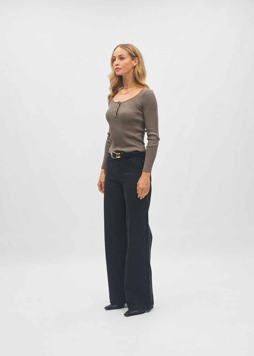 Rita L/S Henly Sandy Cocoa