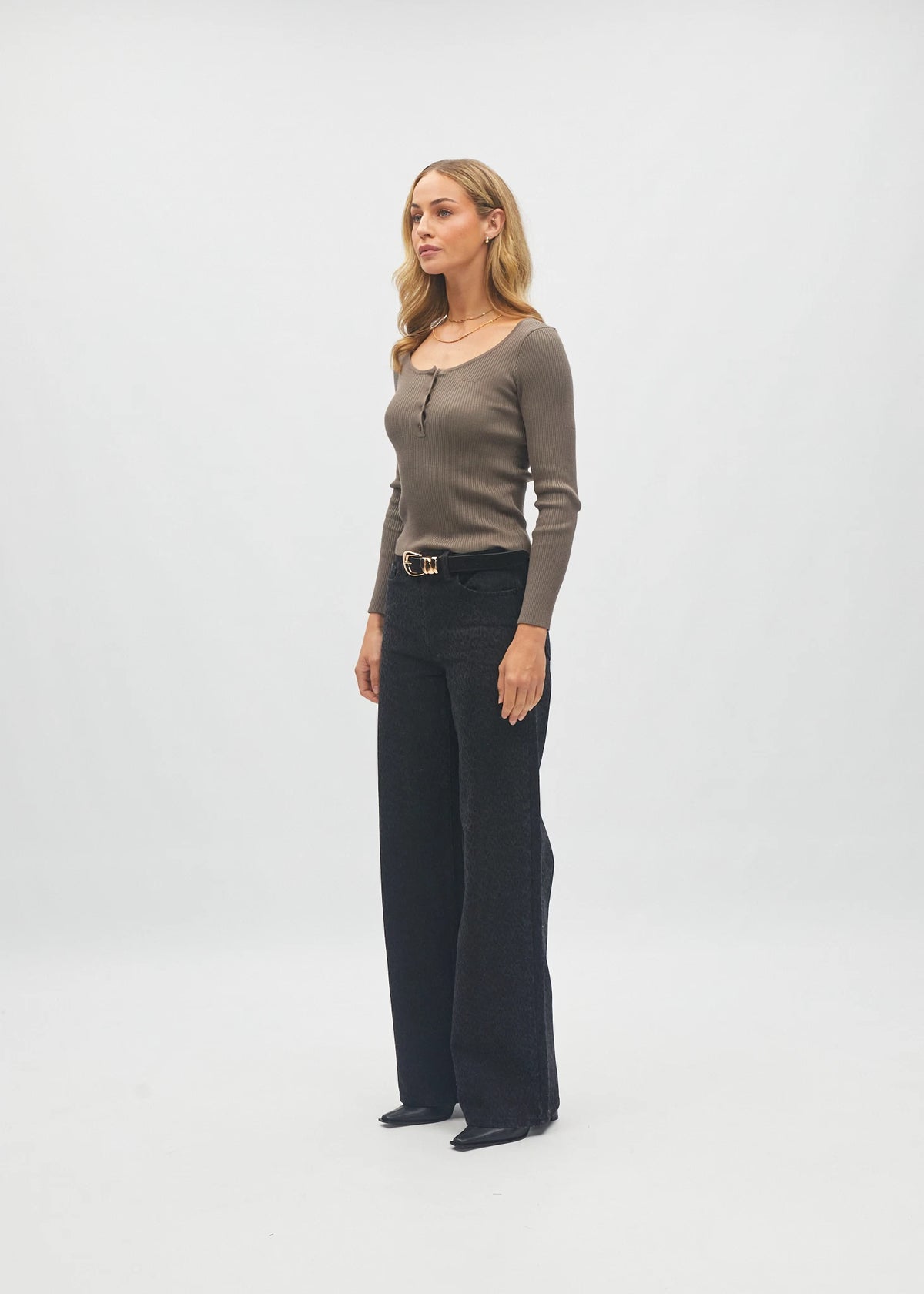 Rita L/S Henly Sandy Cocoa