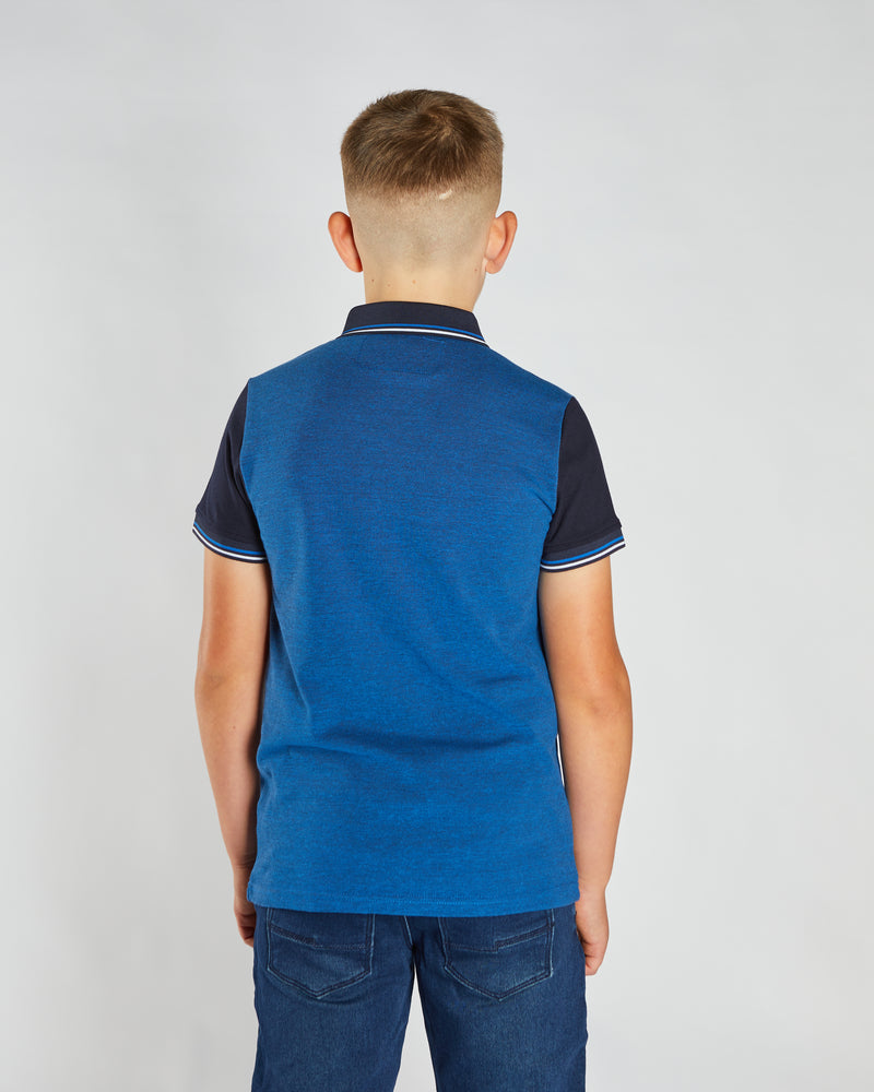 Robinson Birdseye Polo Navy/Blue