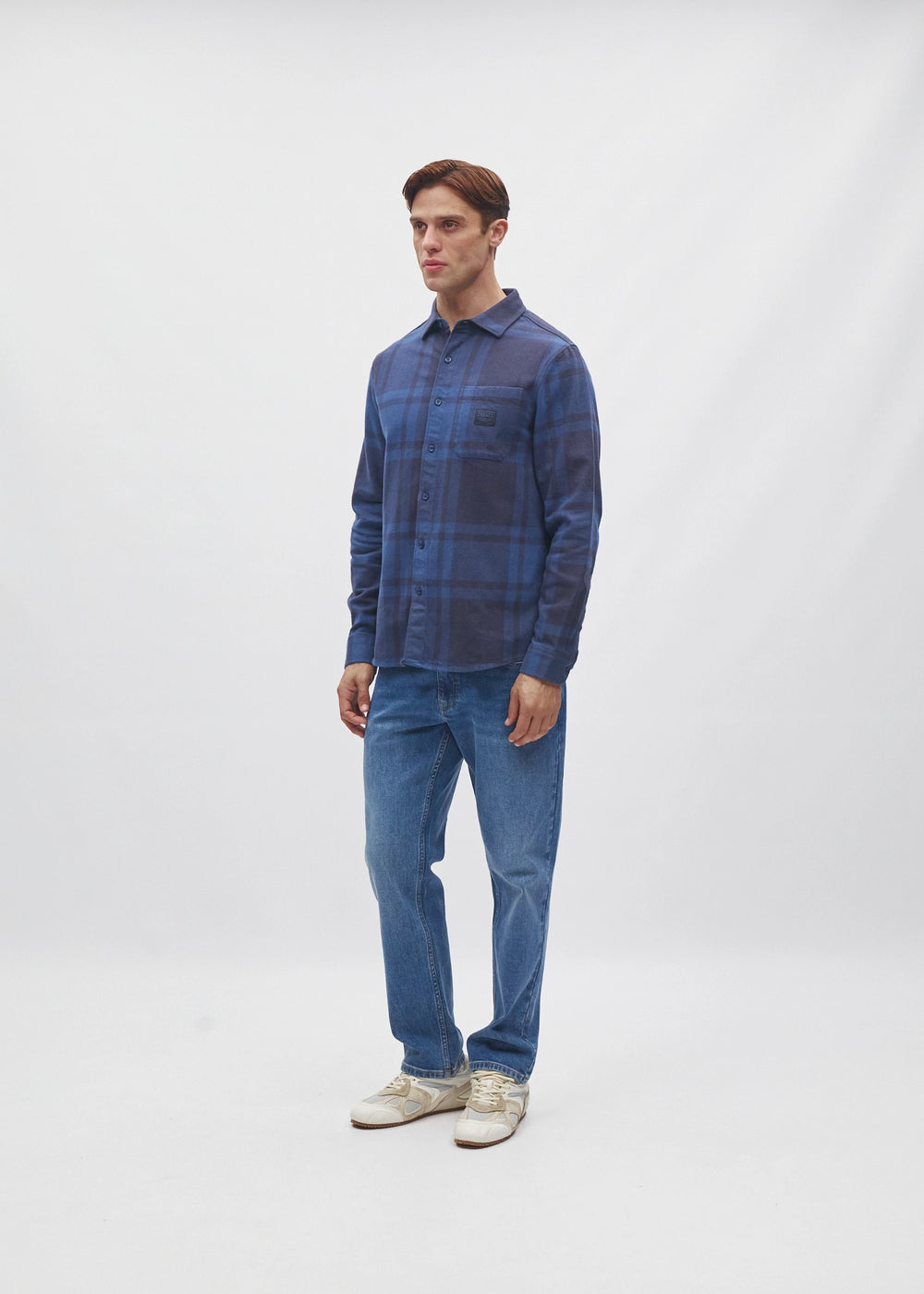 Frank Overshirt Falcon Blue