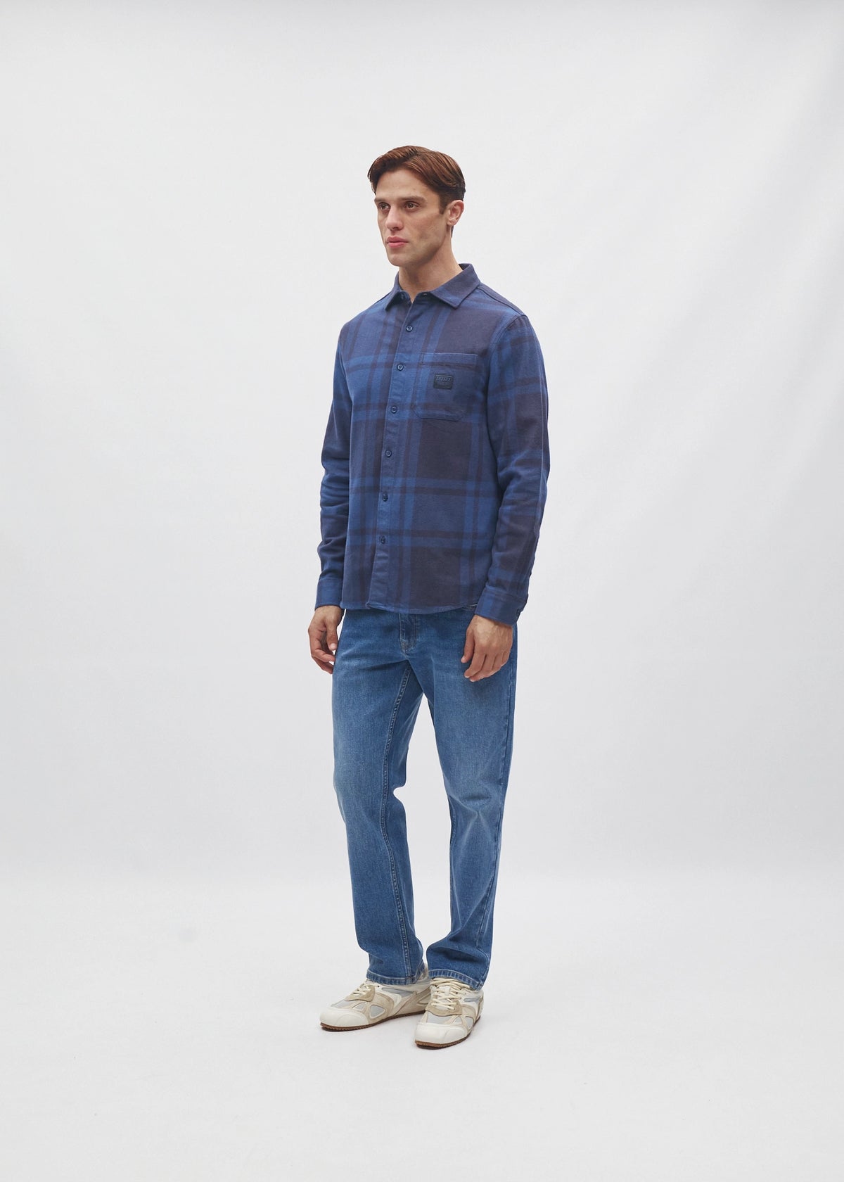 Frank Overshirt Falcon Blue