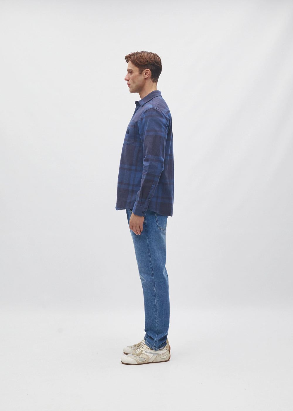 Frank Overshirt Falcon Blue