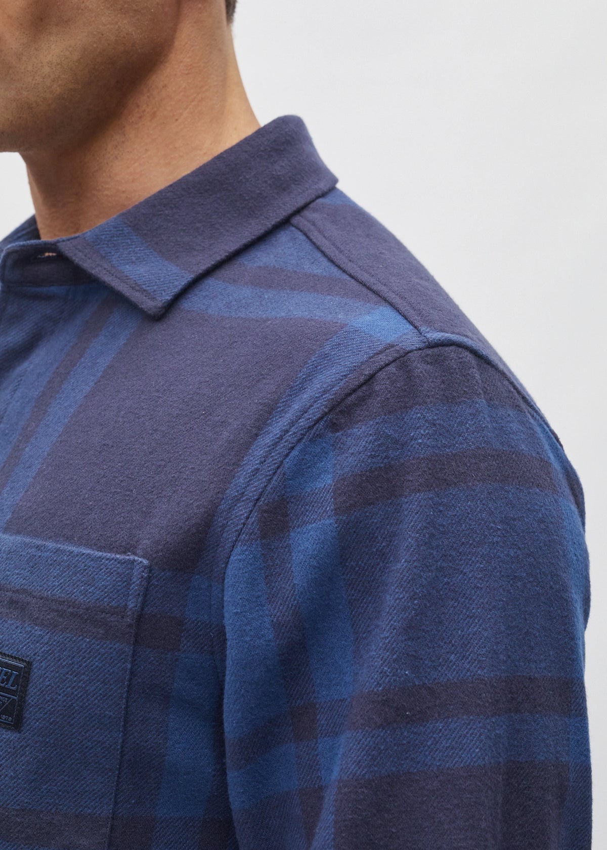 Frank Overshirt Falcon Blue