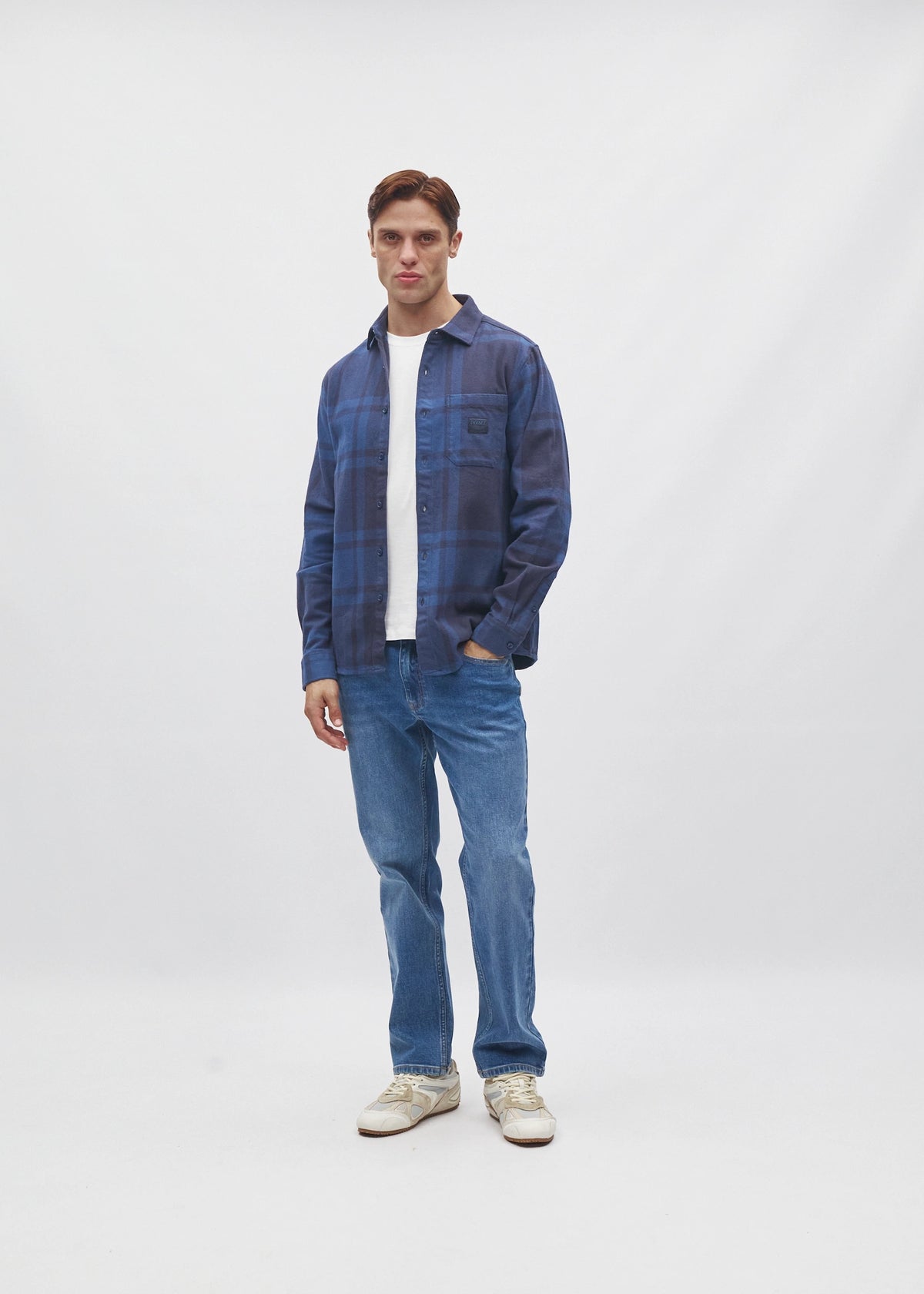 Frank Overshirt Falcon Blue