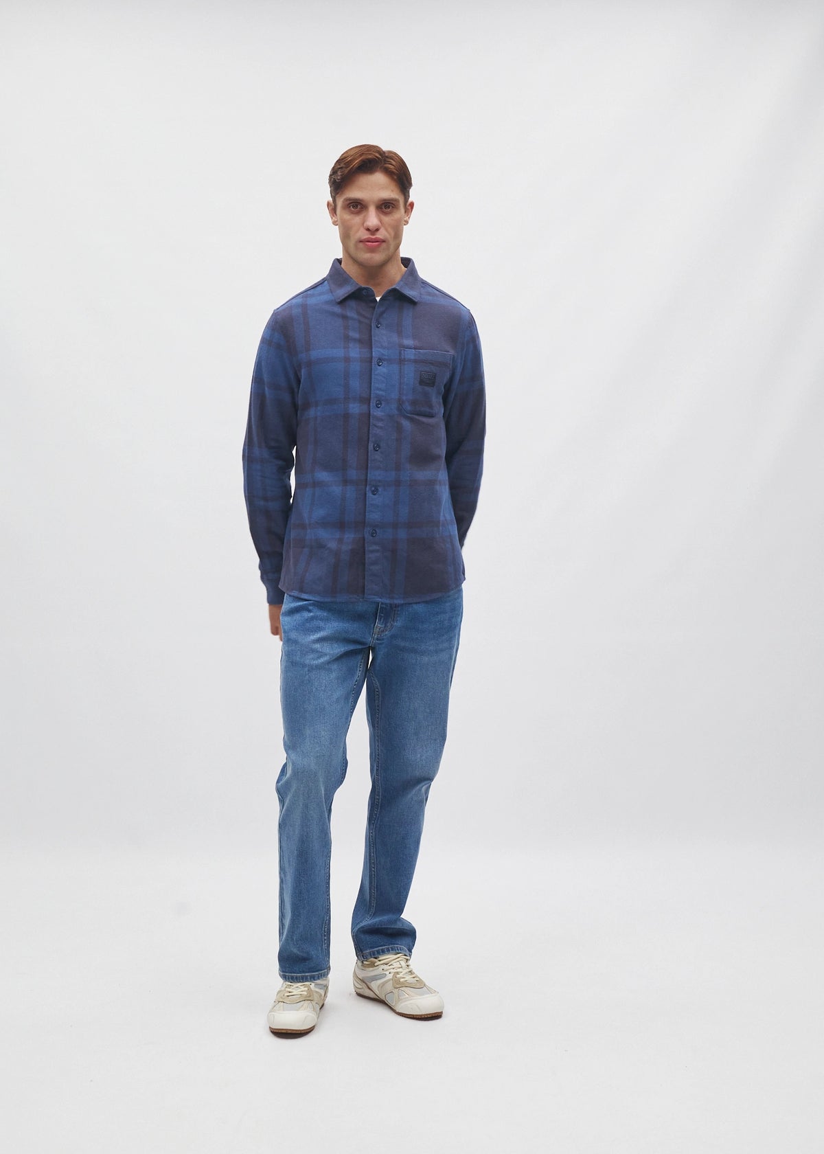 Frank Overshirt Falcon Blue