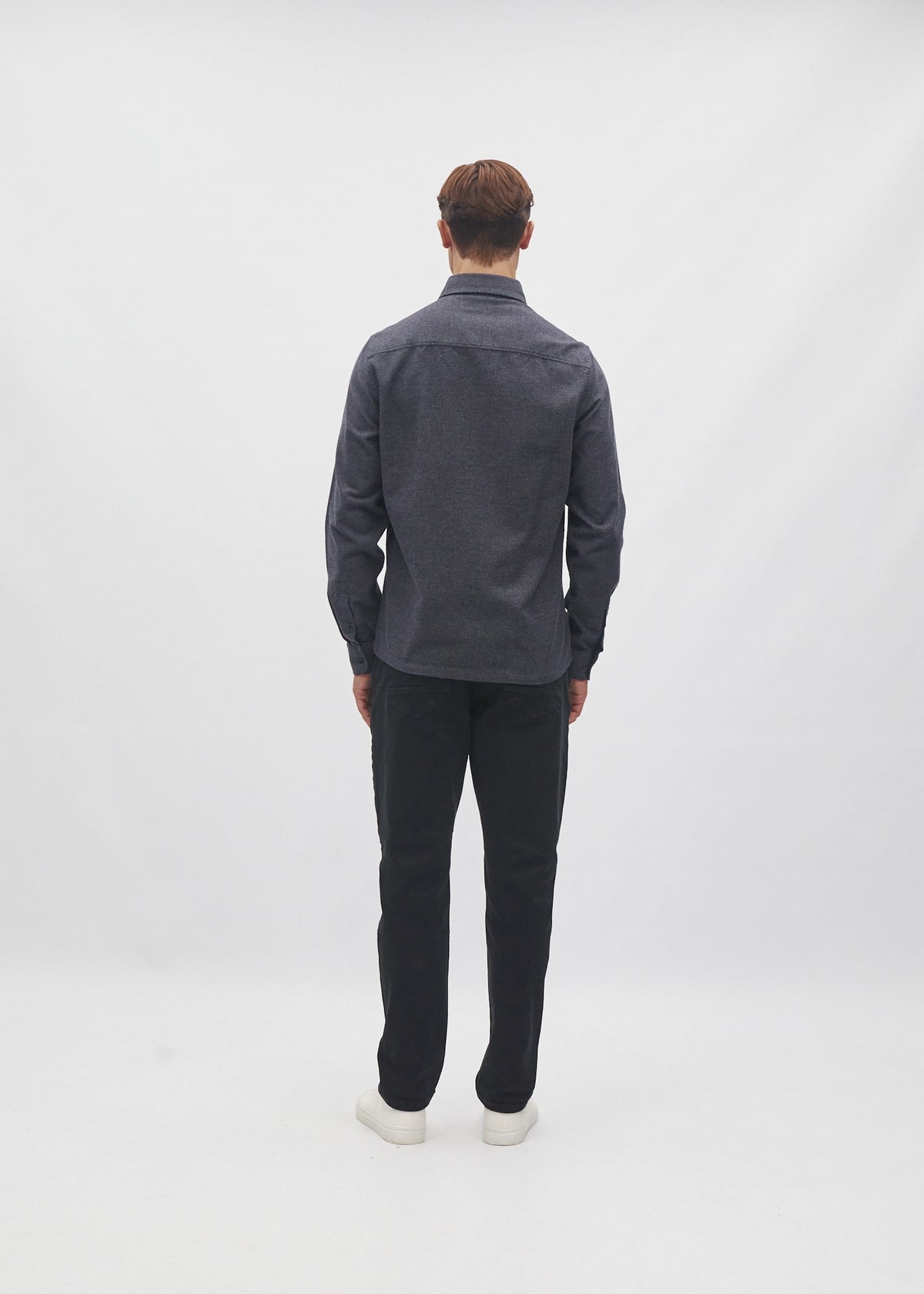 Jenson Shirt Charcoal Marl