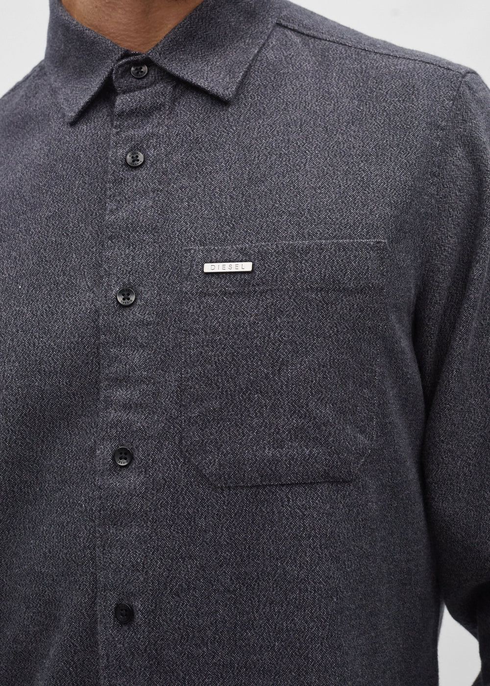 Jenson Shirt Charcoal Marl
