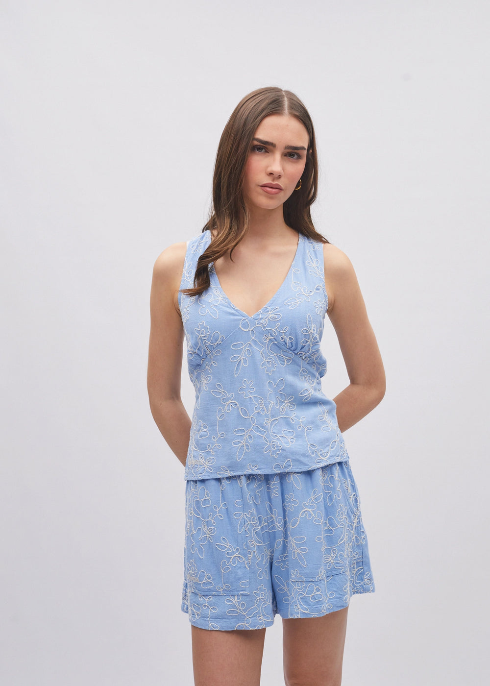 Sahara Top Blue Daisy
