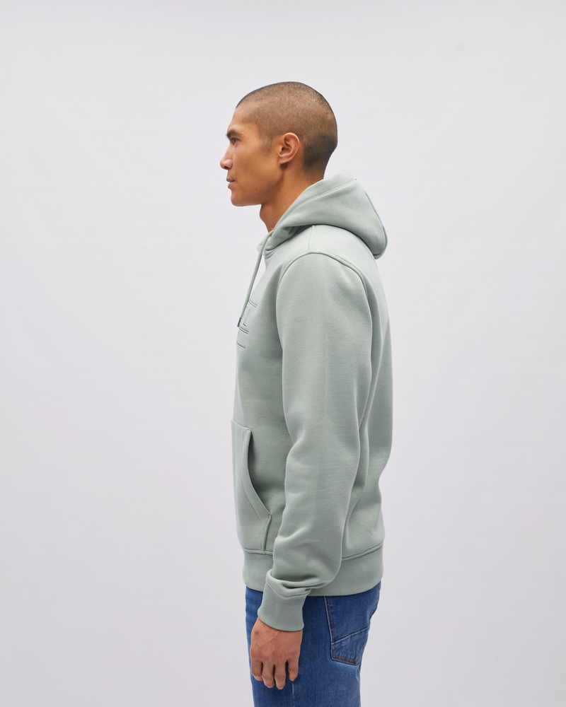 Salvatore Hoodie Tidal Green