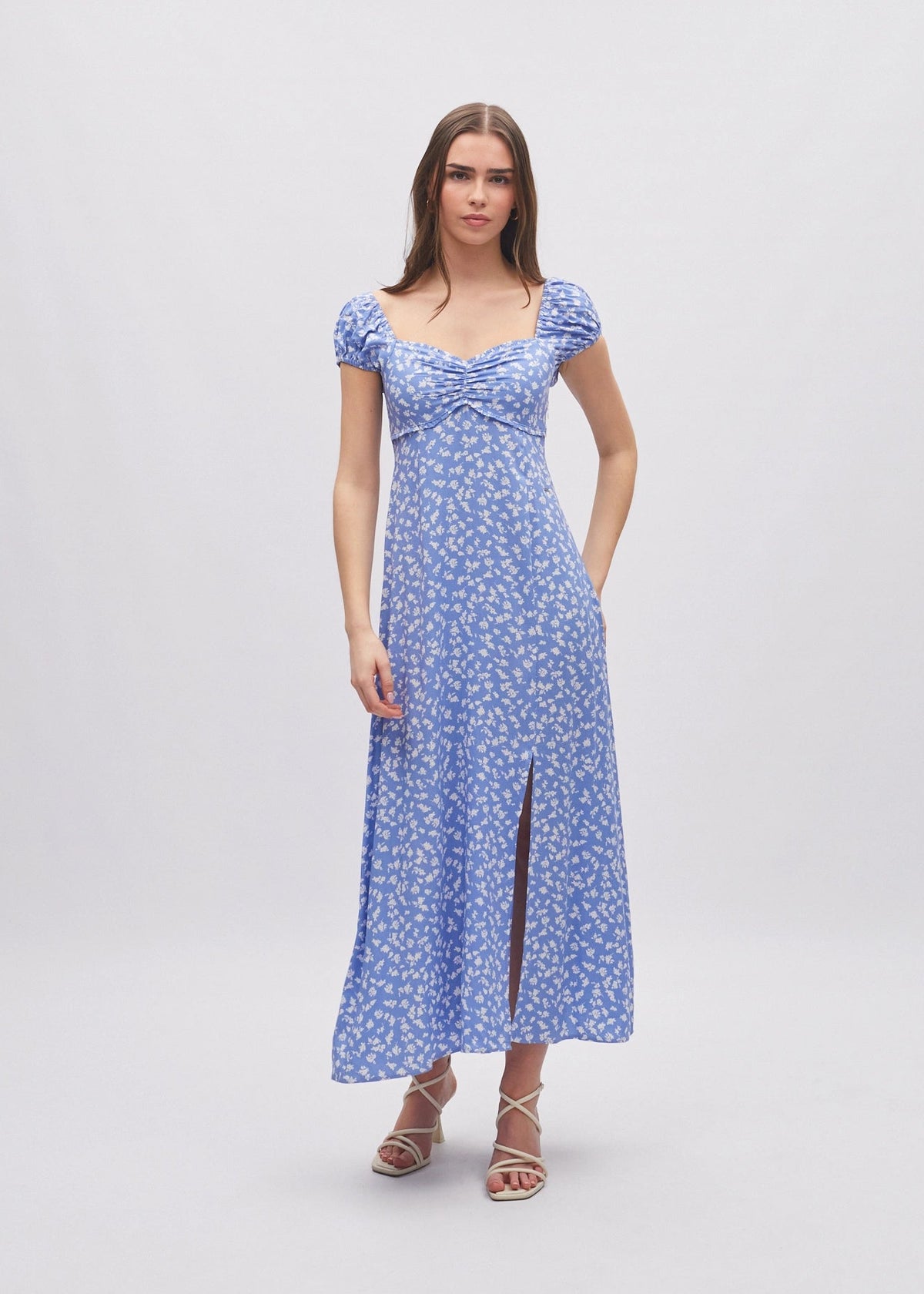 Sarah Dress Blue Daisy