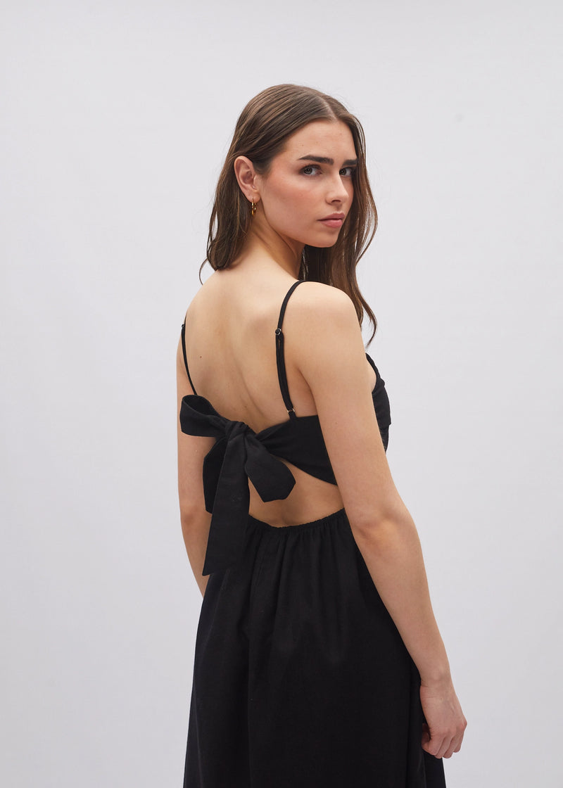 Sari Dress Black