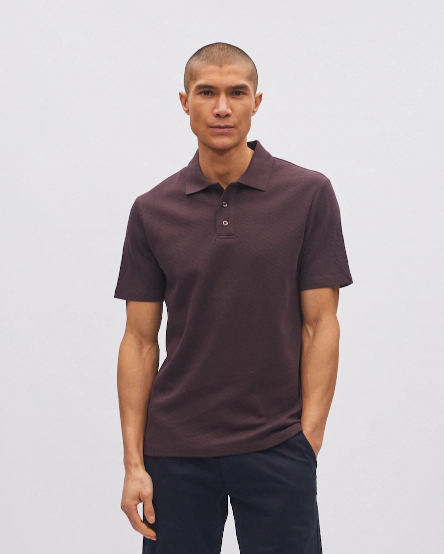 Serge Polo Dark Prune