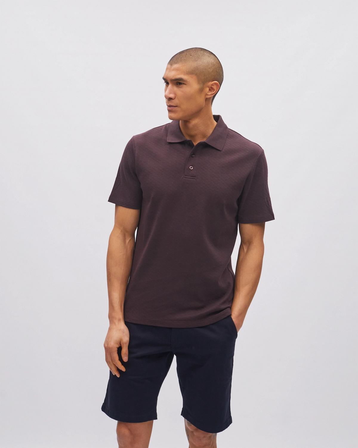 Serge Polo Dark Prune